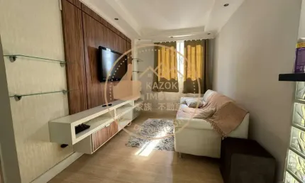 Apartamento Mobiliado com Suíte em Condomínio Fechado – Próximo ao Shopping!