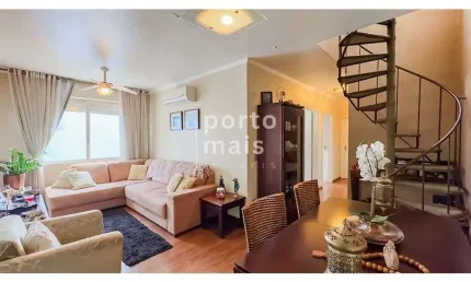 Cobertura com 3 quartos à venda na rua doutor eduardo chartier, 211, passo da areia, porto alegre por r$ 684.000