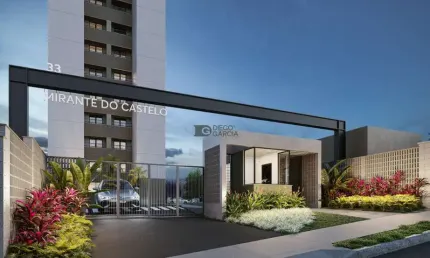 Apartamento com varanda e piscina no condomínio em Belo Horizonte, Castelo - Venda
