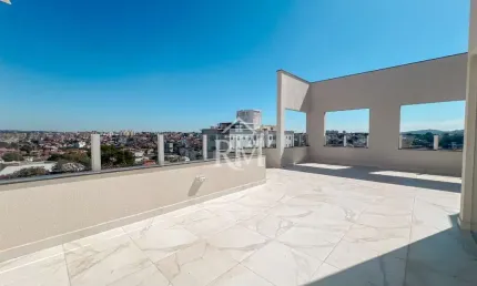 Cobertura linear com 2 quartos e vista panorâmica  à venda no bairro  santa branca | bh