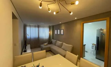 Apartamento 2 quartos para venda em belo horizonte, liberdade, 2 dormitórios, 1 suíte, 2 banheiros, 2 vagas