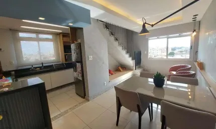 Cobertura para Venda em Belo Horizonte, Sagrada Família, 3 dormitórios, 1 suíte, 2 banheiros, 2 vagas
