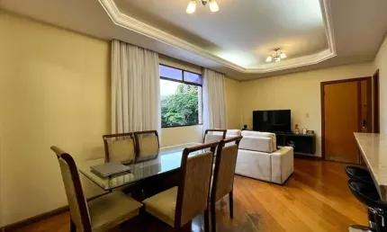 Apartamento 3 quartos para venda em belo horizonte, santo antônio, 3 dormitórios, 1 suíte, 2 banheiros, 1 vaga