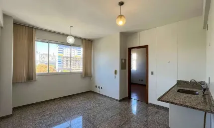 Apartamento 1 quarto para venda em belo horizonte, funcionários, 1 dormitório, 1 suíte, 1 banheiro, 1 vaga
