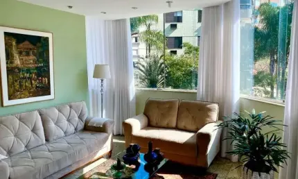 Apartamento 4 Quartos para Venda em Belo Horizonte, Cruzeiro, 4 dormitórios, 1 suíte, 2 banheiros, 2 vagas