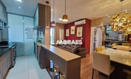 Apartamento mobiliado com 3 quartos para alugar, 85 m² por R$ 3.700/mês - Infinity Residence - Bauru/SP