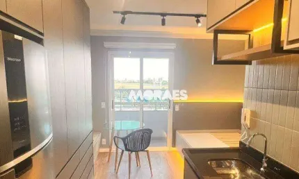 Apartamento mobiliado com 1 quarto para alugar, 25 m² por R$ 2.290/mês - Fly Residence - Bauru/SP