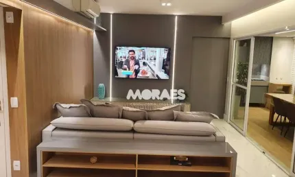 Apartamento mobiliado com 3 suítes à venda, 120 m² por R$ 1.350.000 - Vivaz Home Resort - Bauru/SP