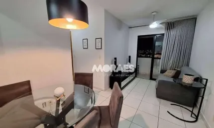 Apartamento mobiliado com 2 quartos para alugar, 50 m² por R$ 2.200/mês - Residencial Piazza di Arezzo - Bauru/SP