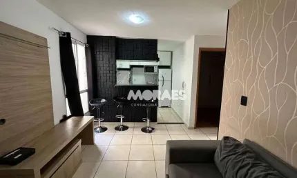 Apartamento mobiliado com 2 quartos, 42 m² - venda por r$ 210.000 ou aluguel por r$ 1.620/mês - residencial parque barcelona - bauru/sp