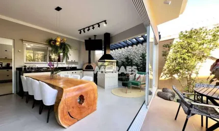 Casa mobiliada em condomínio fechado com 4 suítes à venda, 503 m² por r$ 3.200.000 ou locação por r$ 18.000/mês - residencial lago sul - bauru/sp