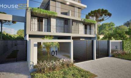 Sobrado com 3 dormitórios à venda, 144 m² por R$ 1.161.212,50 - Portão - Curitiba/PR