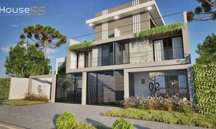 Sobrado com 3 dormitórios à venda, 158 m² por R$ 1.345.720,00 - Portão - Curitiba/PR