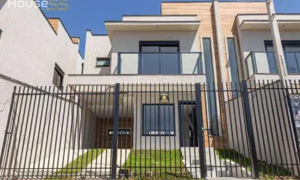 Sobrado com 3 dormitórios à venda, 103 m² por R$ 680.000,00 - Atuba - Curitiba/PR