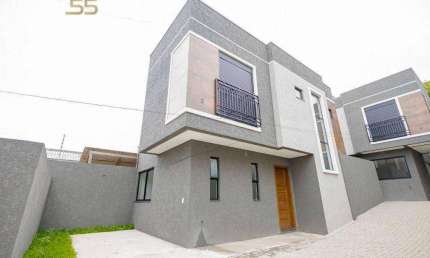 Sobrado com 3 dormitórios à venda, 87 m² por R$ 529.000,00 - Atuba - Curitiba/PR