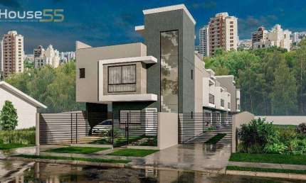 Sobrado com 3 dormitórios à venda, 122 m² por R$ 650.000,00 - Uberaba - Curitiba/PR