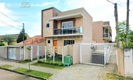 Sobrado com 3 dormitórios à venda, 195 m² por r$ 1.400.000,00 - portão - curitiba/pr