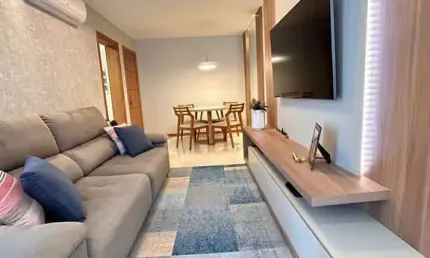 Lindo apartamento de 03 quartos na praia de itaparica com varanda e lazer completo! 