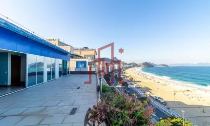 Cobertura à venda em Copacabana, RJ: 425m², 4 suítes, 6 banheiros. Luxo e exclusividade. Confira!