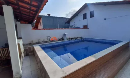 Casa com 1 dorm, com piscina, Itanhaém - R$ 285 mil,Cod:1799