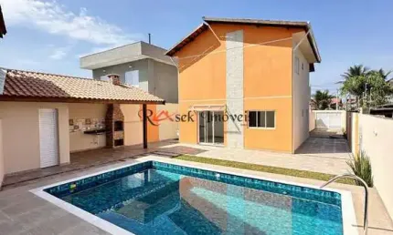 Casa com 2 quartos, Jardim das Palmeiras, Itanhaém - R$ 460 mil, Cod: 1929