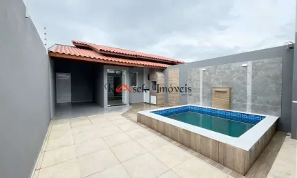 Casa com 3 quartos, Nova Itanhaém, Itanhaém - R$ 369 mil, Cod: 2044