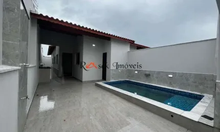 Casa com 3 quartos, bopiranga, itanhaém - r$ 449 mil, cod: 2103