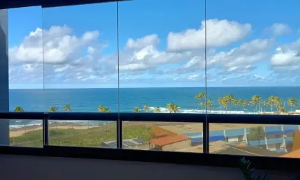 Acorde todos os dias NO SEU apto de 2 suítes com vista pra praia do Jardim de Alá