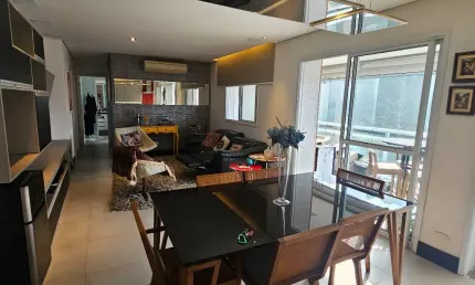 Amplo 2 dormitórios e 2 vagas com Varanda Gourmet para locação