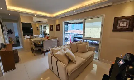 GONZAGA! 3 DORMS (1 SUITE), 80M², LAZER COMPLETO! DE FRENTE E COM VARANDA!