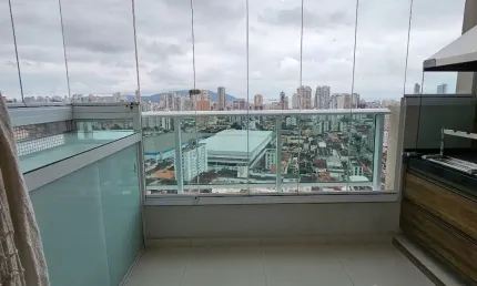VISTA MAR E PANORAMICA! VARANDA COM CHURRASQUEIRA! ANDAR ALTO! LAZER COMPLETO! 2 DORMS (1 SUITE)