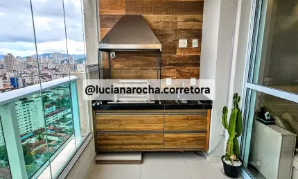 Vista mar e panoramica! varanda com churrasqueira! andar alto! lazer completo! 2 dorms (1 suite)