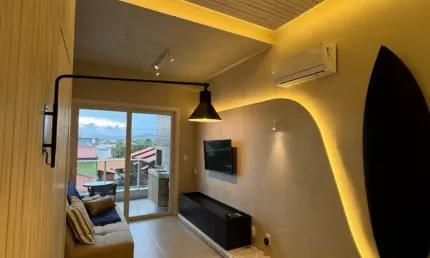 Apartamento 1 quarto com sacada - Condomínio Club no Campeche | Florianópolis
