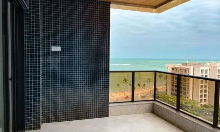 Apartamento com 3 suítes com linda vista do mar da jatiúca