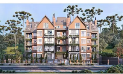 Apartamento com 2 quartos à venda na Rua Erno Kolhrausch, Pórtico, Gramado, 77 m2 por R$ 877.353