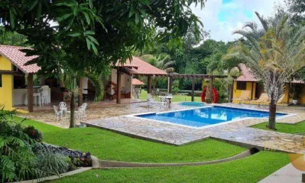 Chácara com 5 dormitórios à venda, 110000 m² por R$ 7.000.000 - Zona Rural - Chapada dos Guimarães/MT