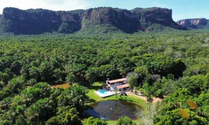Chácara com 6 dormitórios à venda, 67000 m² por r$ 3.000.000 - zona rural - cuiabá/mt