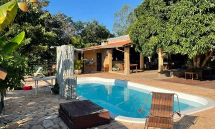 Chácara com 6 dormitórios à venda, 25000 m² por R$ 1.200.000,00 - Zona Rural - Cuiabá/MT