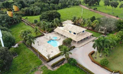 Fazenda com 11 dormitórios à venda, 41000000 m² por r$ 200.000.000,00 - zona rural - porto estrela/mt
