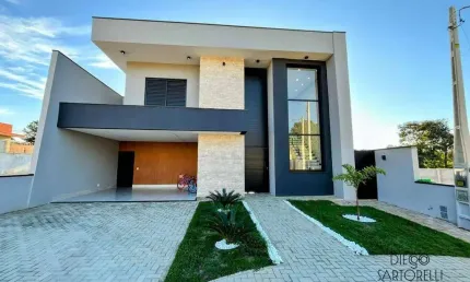 Casa com 3 dormitórios, 224 m² - venda por r$ 1.290.000,00 ou aluguel por r$ 6.500,00/mês - tropicália garden - boituva/sp
