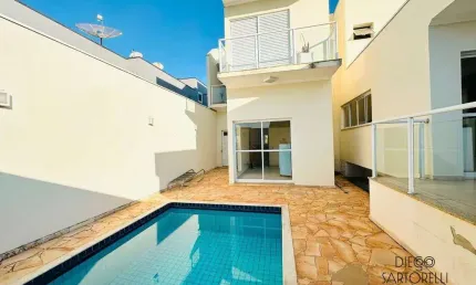 Casa Portal dos Pássaros com 3 dormitórios para alugar, 270 m² por R$ 6.500/mês - Portal dos Pássaros - Boituva/SP