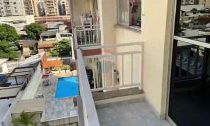 APARTAMENTO SEMI MOBILIADO PARA ALUGAR COM 2 QUARTOS 64M² POR R$ 1.200,00 - PRAÇA SECA - RJ