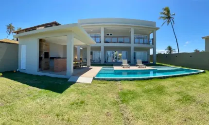 Casa Frente ao Mar – Pé na Areia em Guarajuba | Condomínio Aldeias do Jacuípe