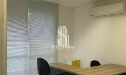 Edifício airport offices, conjunto comercial de 42m² com 2 salas, 2 banheiros, 1 vaga em campo belo.