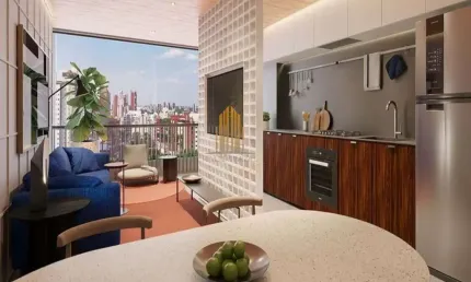 Condominio nato itaim no itaim bibi, apartamento de 55m² com 1 dormitório, 1 vaga.