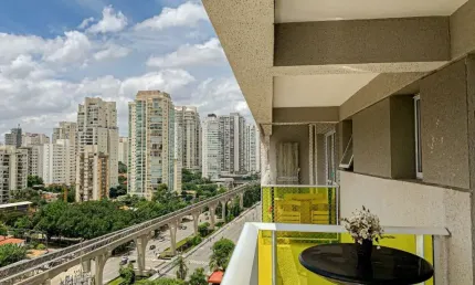 Apartamento no condomínio diseño campo belo no brooklin com 36m² 1 dormitório e 1 banheiro