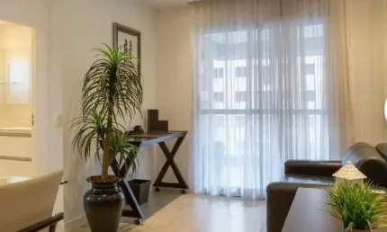 Apartamento no Condomínio Pacaembu Home Flex na Barra Funda com 60m² 1 dormitório 1 banheiro 1 vaga