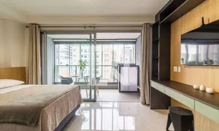 Apartamento à Venda - Jardim Paulistano, 1 Quarto,  33 m2