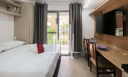 Apartamento com 1 quarto à venda em Moema, São Paulo 