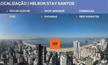 Studio compacto, lucro gigante!  helbor stay santos — 25m² que trabalham por você!